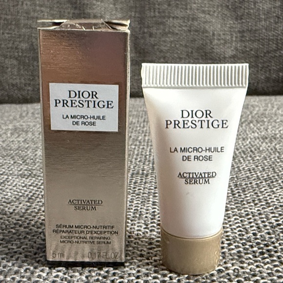 Set of 2 Minis DIOR PRESTIGE La Micro-Huile de Rose Advanced Serum 5ml New - Picture 7 of 15